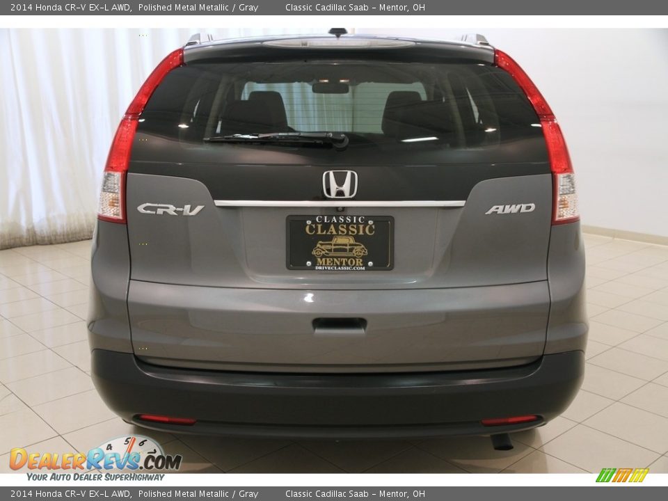 2014 Honda CR-V EX-L AWD Polished Metal Metallic / Gray Photo #23