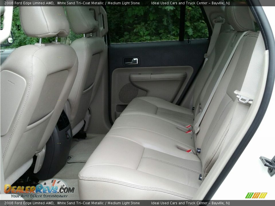 2008 Ford Edge Limited AWD White Sand Tri-Coat Metallic / Medium Light Stone Photo #22