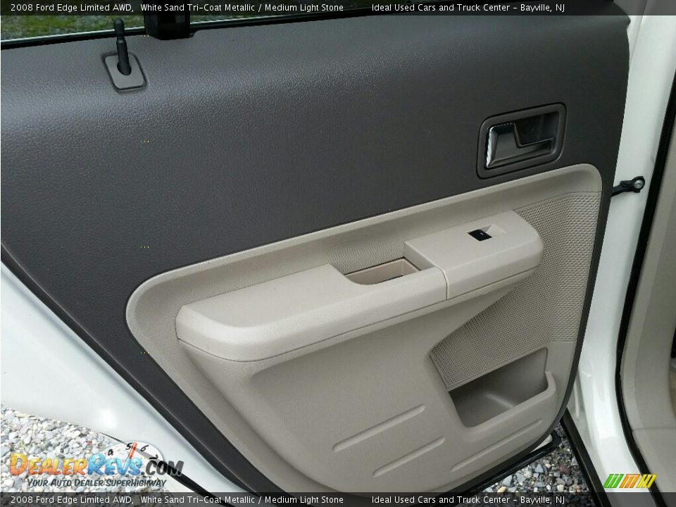 2008 Ford Edge Limited AWD White Sand Tri-Coat Metallic / Medium Light Stone Photo #26