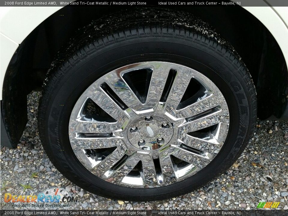 2008 Ford Edge Limited AWD White Sand Tri-Coat Metallic / Medium Light Stone Photo #29
