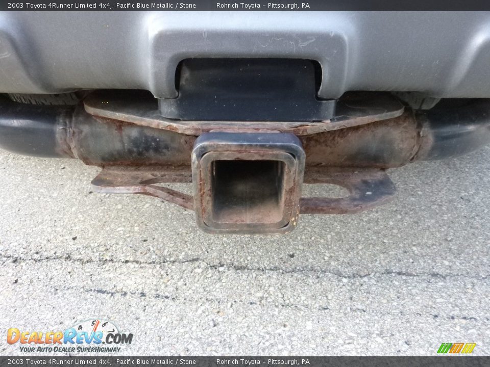 2003 Toyota 4Runner Limited 4x4 Pacific Blue Metallic / Stone Photo #9