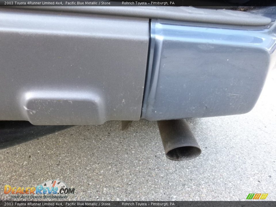 2003 Toyota 4Runner Limited 4x4 Pacific Blue Metallic / Stone Photo #10