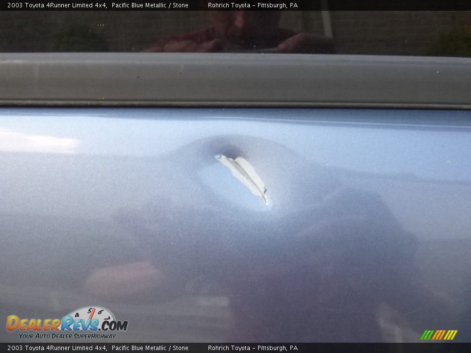 2003 Toyota 4Runner Limited 4x4 Pacific Blue Metallic / Stone Photo #11