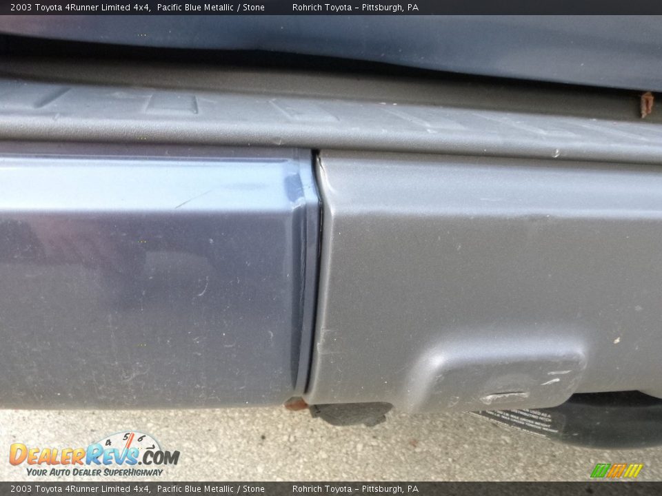 2003 Toyota 4Runner Limited 4x4 Pacific Blue Metallic / Stone Photo #12