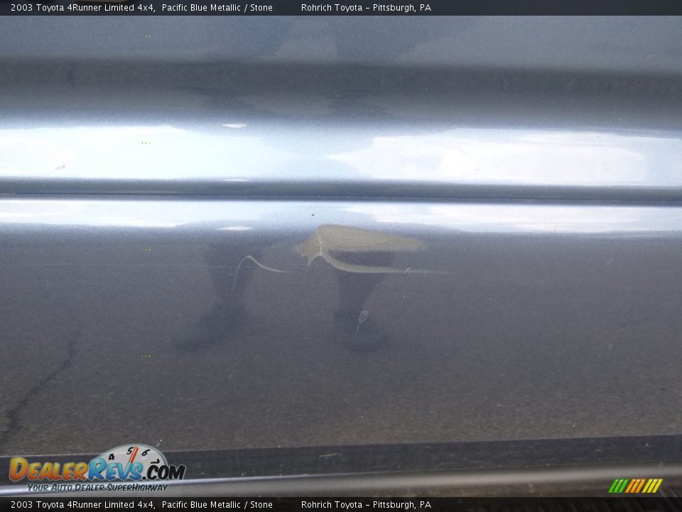 2003 Toyota 4Runner Limited 4x4 Pacific Blue Metallic / Stone Photo #16