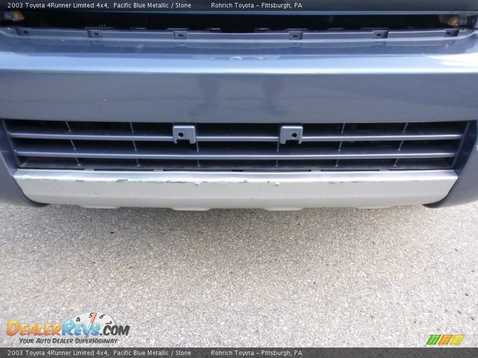 2003 Toyota 4Runner Limited 4x4 Pacific Blue Metallic / Stone Photo #20