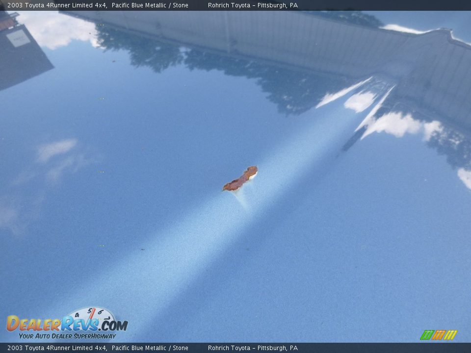 2003 Toyota 4Runner Limited 4x4 Pacific Blue Metallic / Stone Photo #21