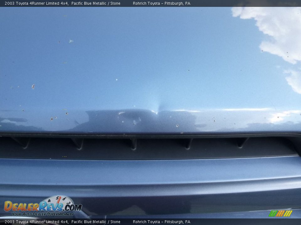 2003 Toyota 4Runner Limited 4x4 Pacific Blue Metallic / Stone Photo #22