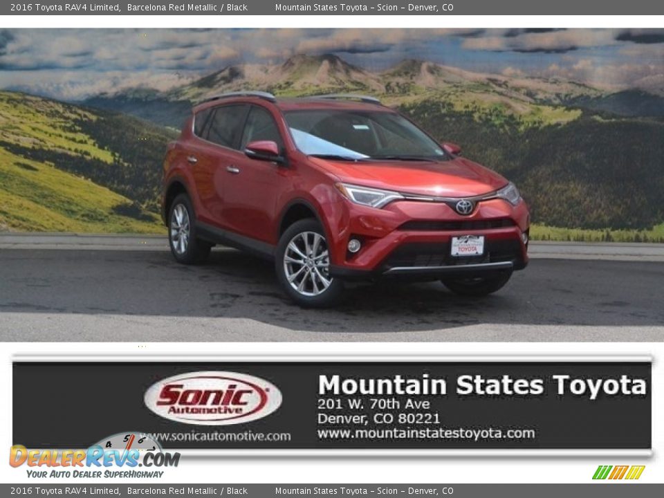 2016 Toyota RAV4 Limited Barcelona Red Metallic / Black Photo #1