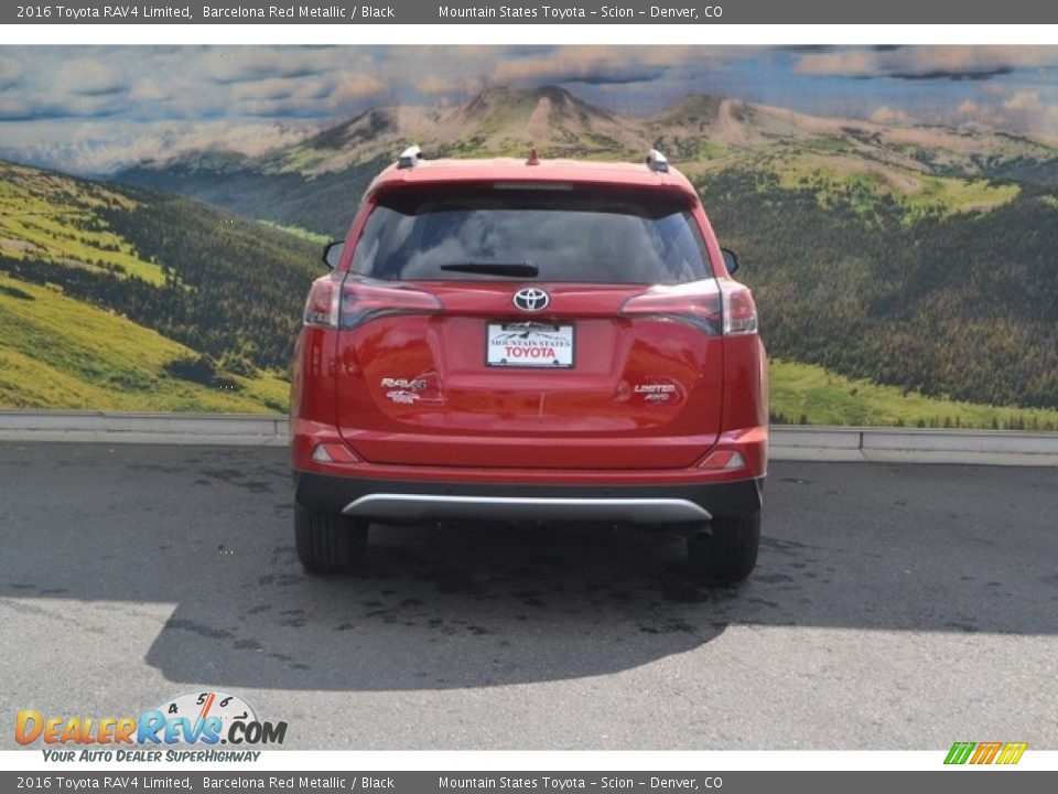 2016 Toyota RAV4 Limited Barcelona Red Metallic / Black Photo #4