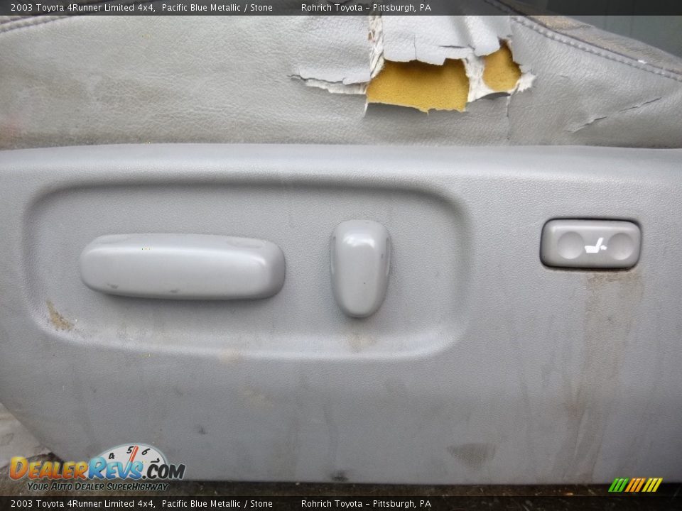 2003 Toyota 4Runner Limited 4x4 Pacific Blue Metallic / Stone Photo #26