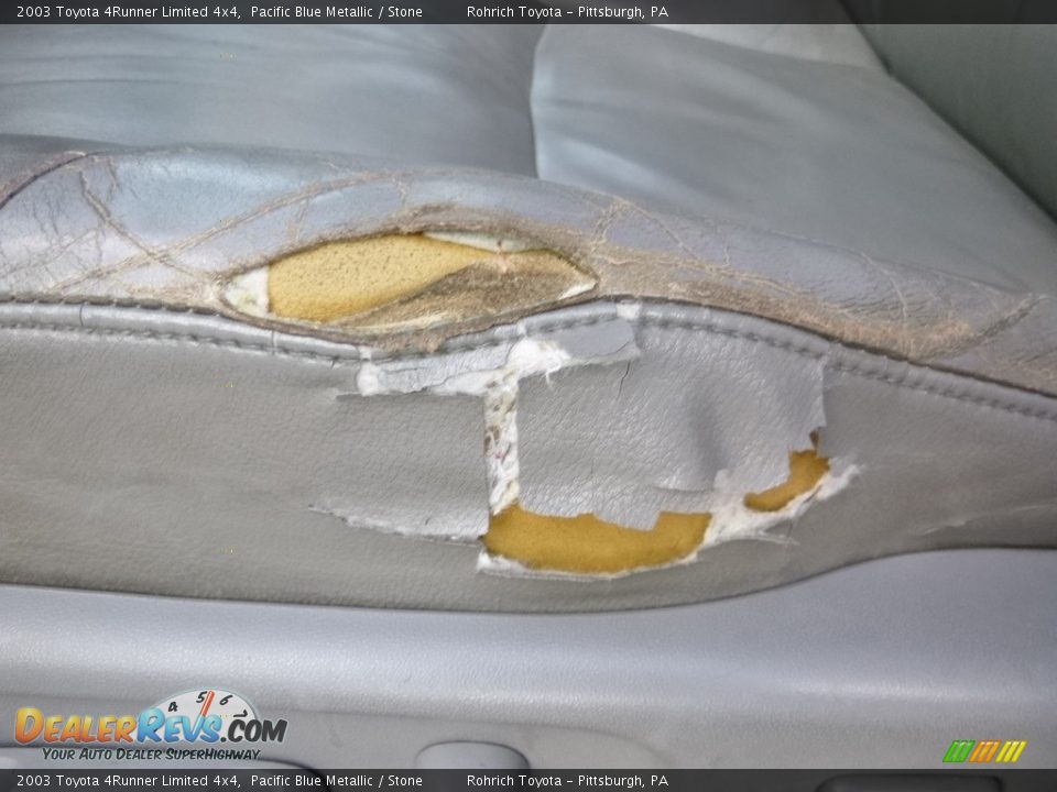 2003 Toyota 4Runner Limited 4x4 Pacific Blue Metallic / Stone Photo #27