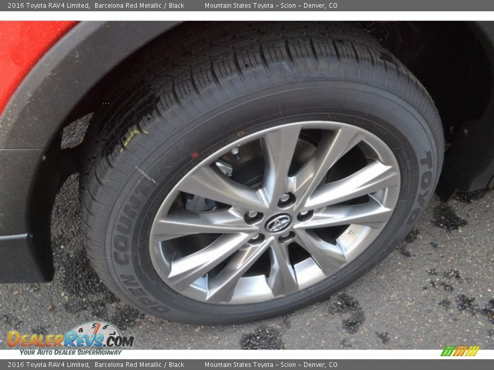 2016 Toyota RAV4 Limited Barcelona Red Metallic / Black Photo #9