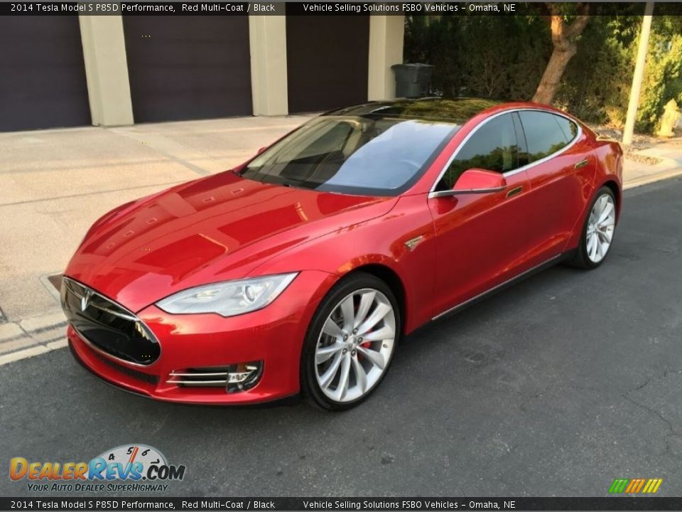 Front 3/4 View of 2014 Tesla Model S P85D Performance Photo #1