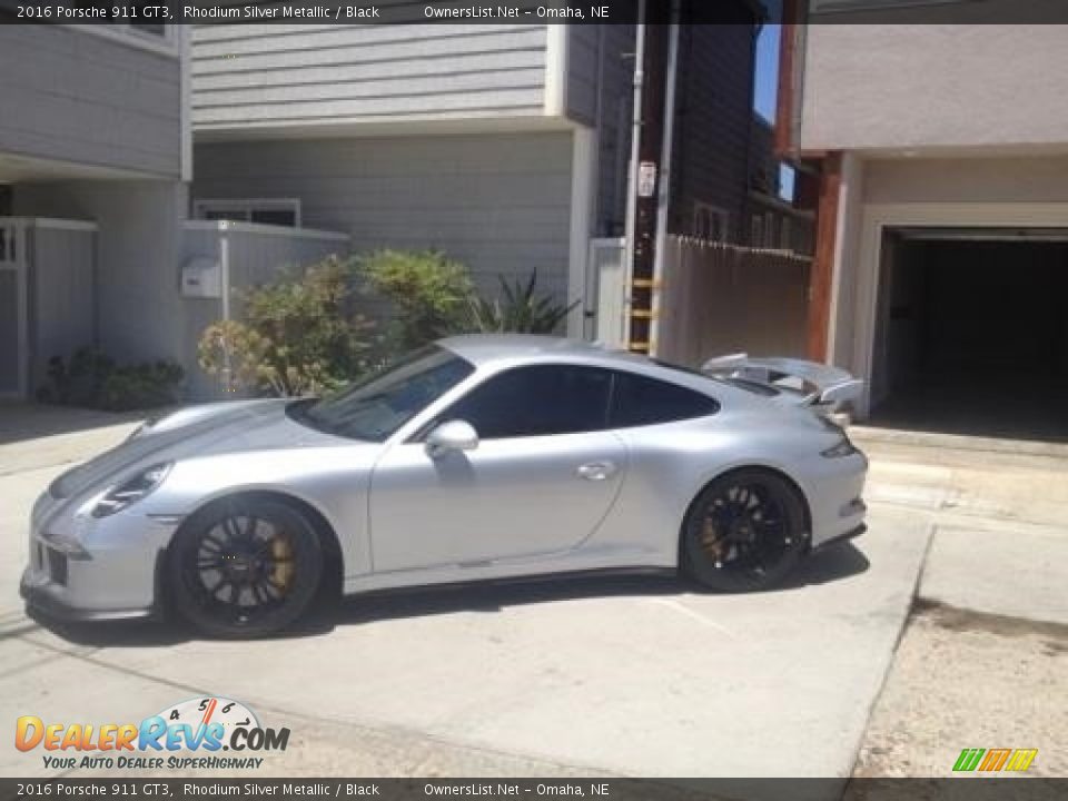 2016 Porsche 911 GT3 Rhodium Silver Metallic / Black Photo #1