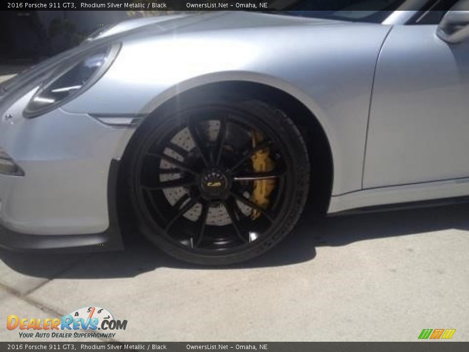 2016 Porsche 911 GT3 Rhodium Silver Metallic / Black Photo #2