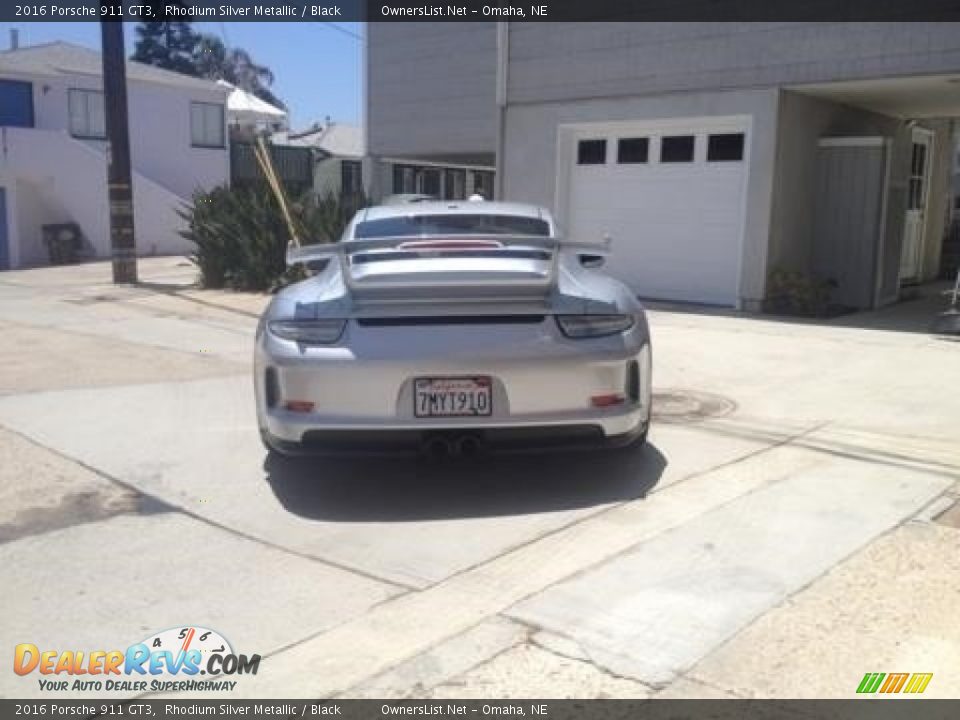 2016 Porsche 911 GT3 Rhodium Silver Metallic / Black Photo #4