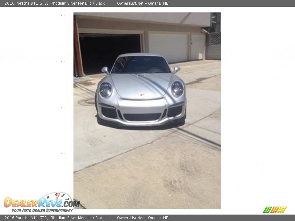2016 Porsche 911 GT3 Rhodium Silver Metallic / Black Photo #6
