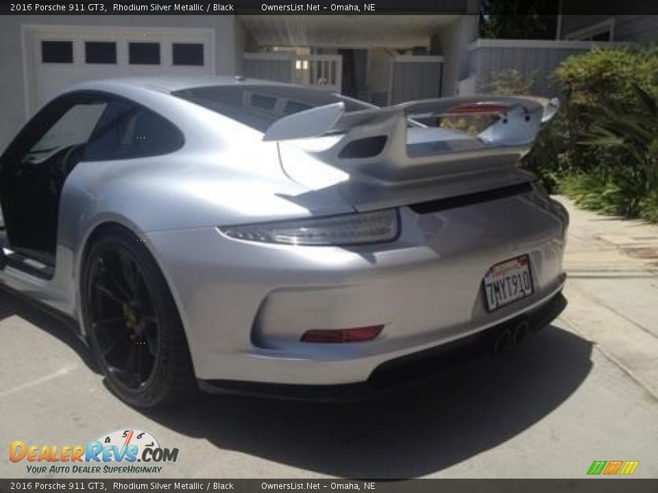 2016 Porsche 911 GT3 Rhodium Silver Metallic / Black Photo #7