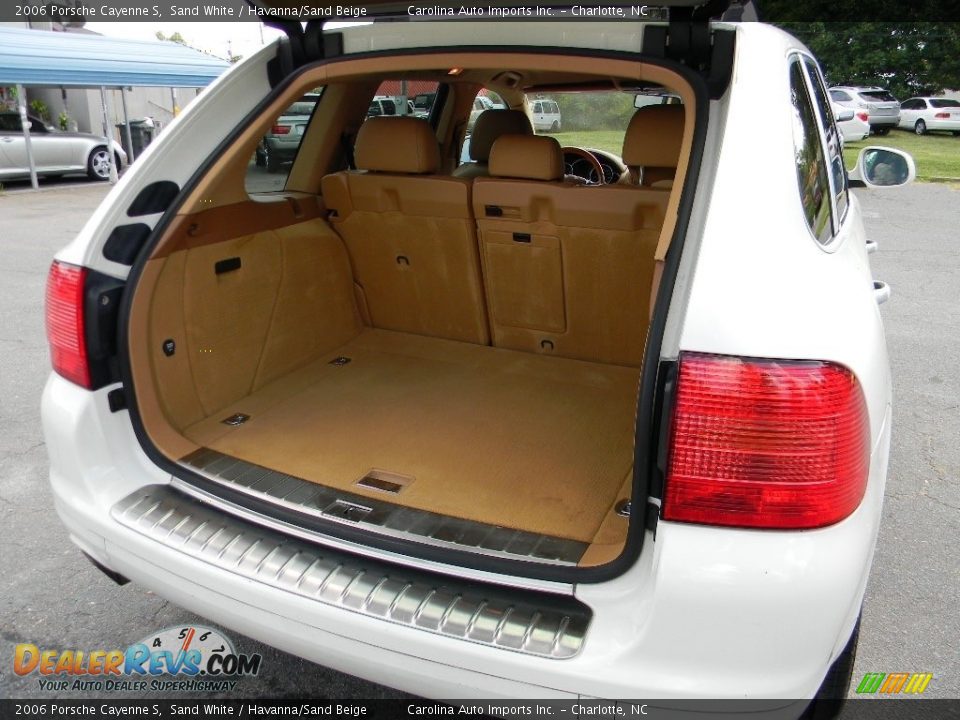 2006 Porsche Cayenne S Sand White / Havanna/Sand Beige Photo #20