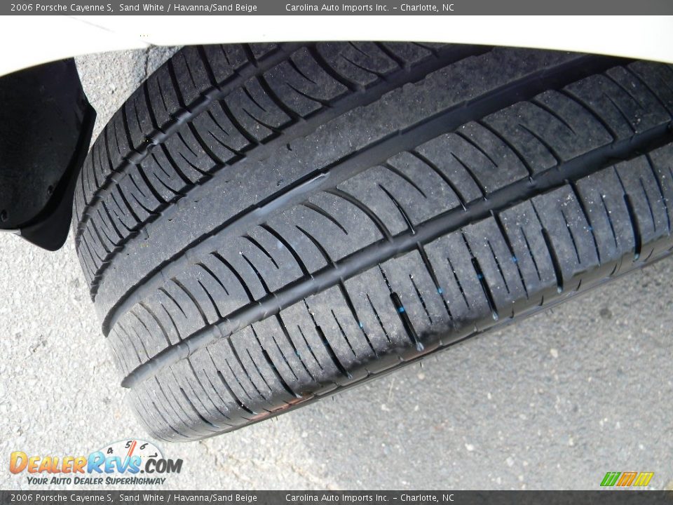 2006 Porsche Cayenne S Sand White / Havanna/Sand Beige Photo #27