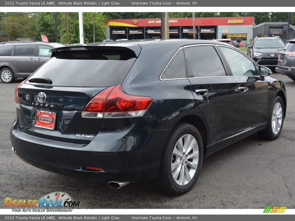 2013 Toyota Venza LE AWD Attitude Black Metallic / Light Gray Photo #4