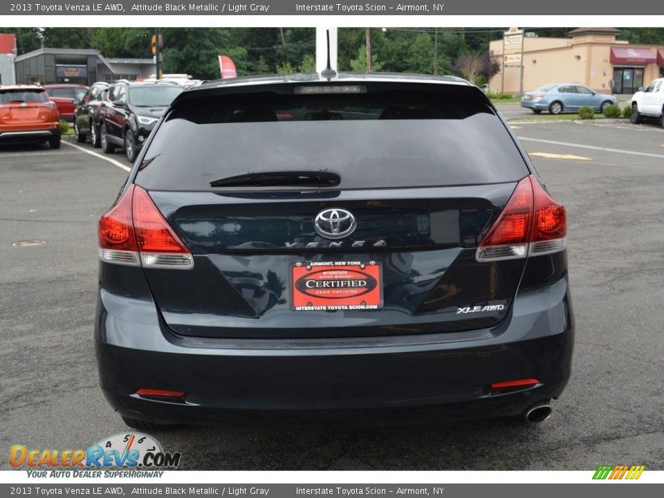 2013 Toyota Venza LE AWD Attitude Black Metallic / Light Gray Photo #5