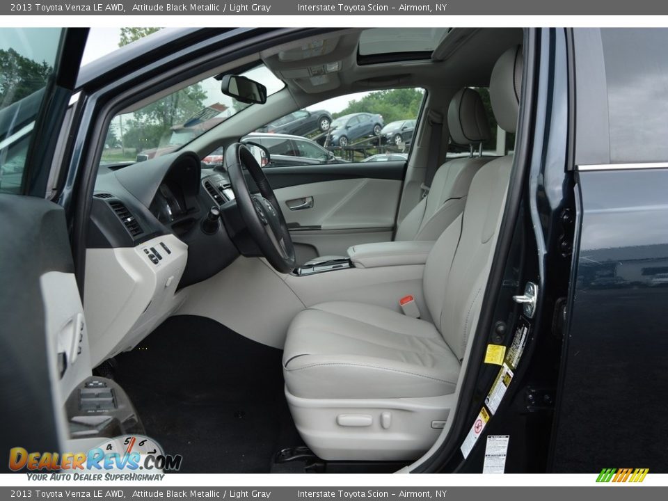 2013 Toyota Venza LE AWD Attitude Black Metallic / Light Gray Photo #10