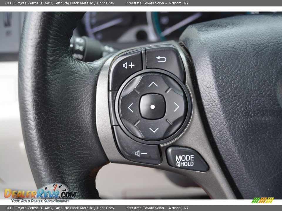 2013 Toyota Venza LE AWD Attitude Black Metallic / Light Gray Photo #15