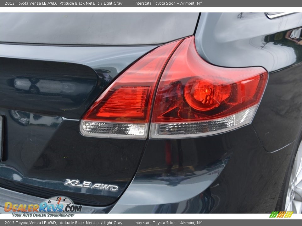 2013 Toyota Venza LE AWD Attitude Black Metallic / Light Gray Photo #19