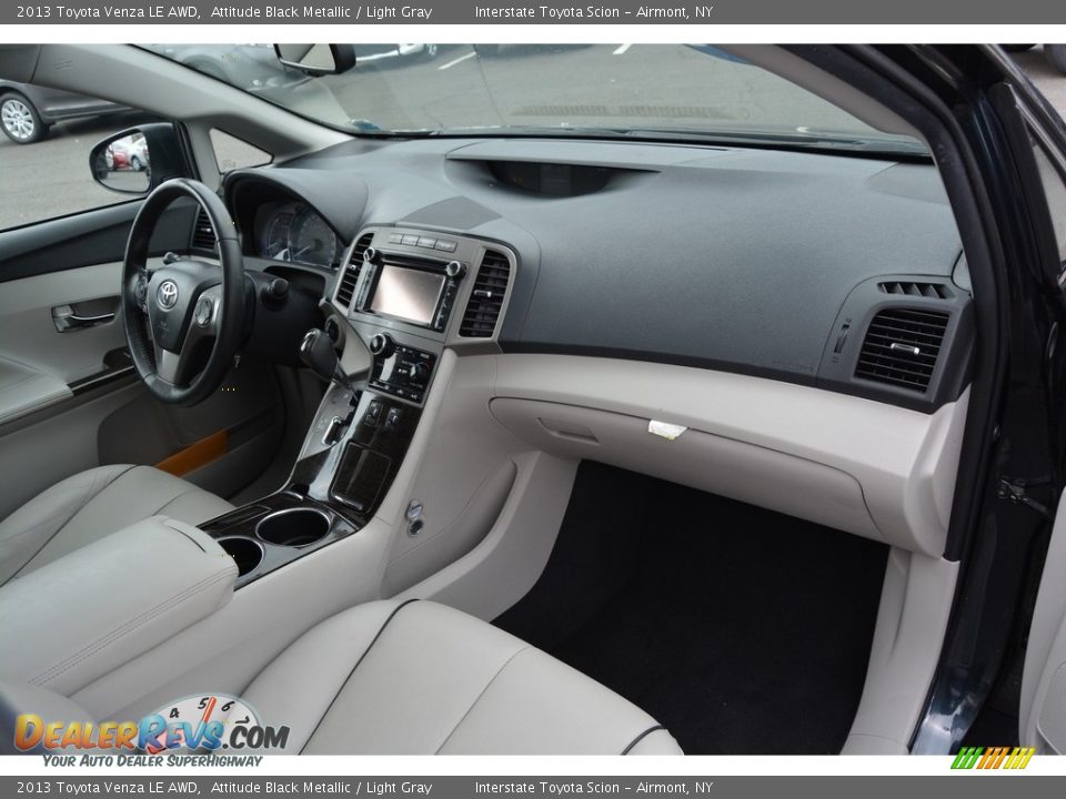 2013 Toyota Venza LE AWD Attitude Black Metallic / Light Gray Photo #23