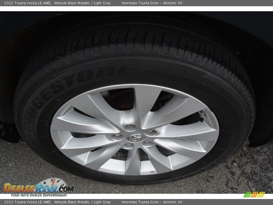 2013 Toyota Venza LE AWD Attitude Black Metallic / Light Gray Photo #28