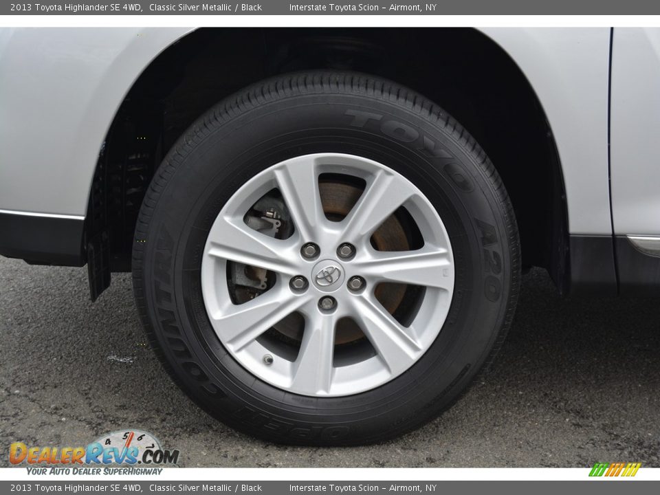 2013 Toyota Highlander SE 4WD Classic Silver Metallic / Black Photo #29