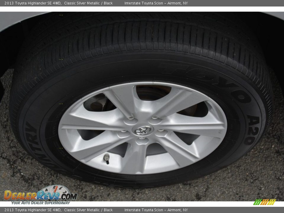 2013 Toyota Highlander SE 4WD Classic Silver Metallic / Black Photo #30