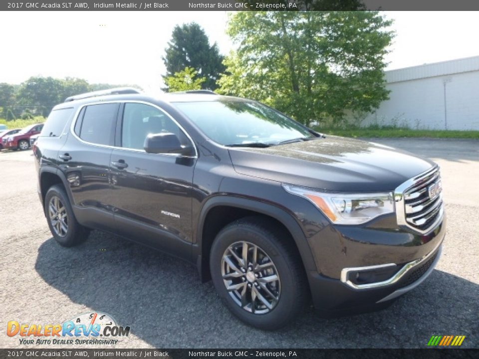 2017 GMC Acadia SLT AWD Iridium Metallic / Jet Black Photo #7