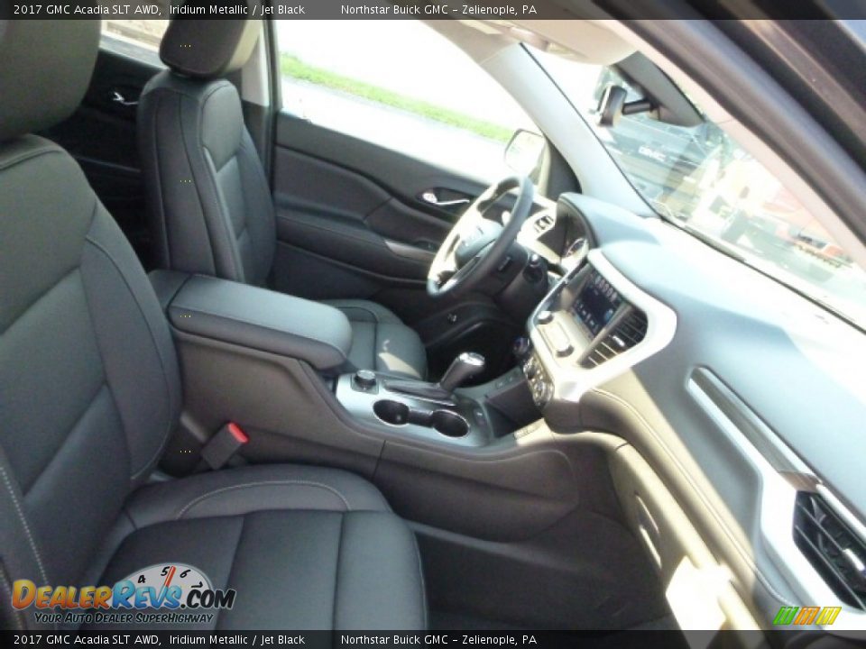 2017 GMC Acadia SLT AWD Iridium Metallic / Jet Black Photo #10