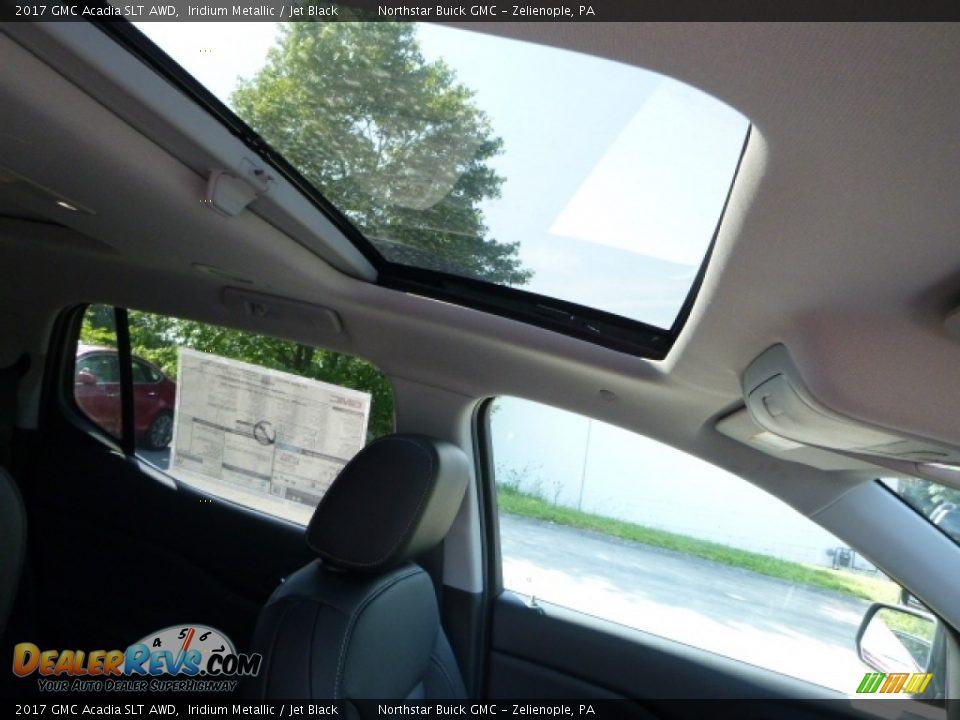 2017 GMC Acadia SLT AWD Iridium Metallic / Jet Black Photo #12
