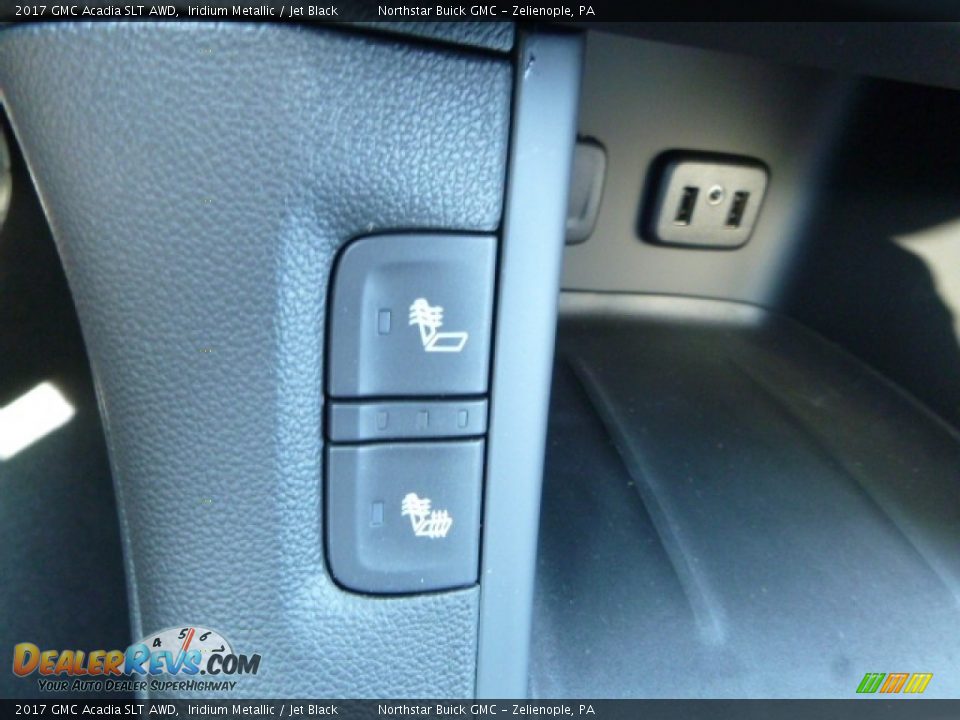 2017 GMC Acadia SLT AWD Iridium Metallic / Jet Black Photo #19