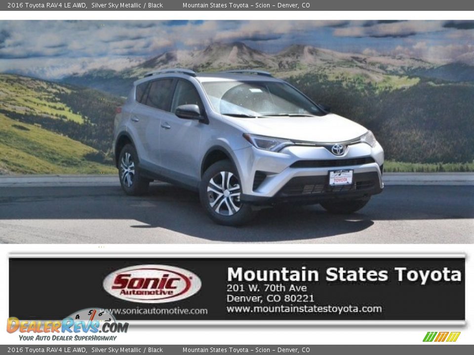 2016 Toyota RAV4 LE AWD Silver Sky Metallic / Black Photo #1