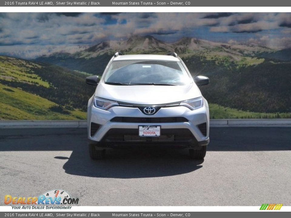 2016 Toyota RAV4 LE AWD Silver Sky Metallic / Black Photo #2