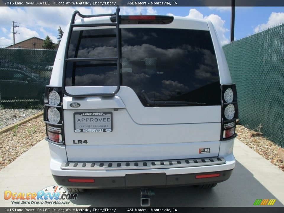 2016 Land Rover LR4 HSE Yulong White Metallic / Ebony/Ebony Photo #9