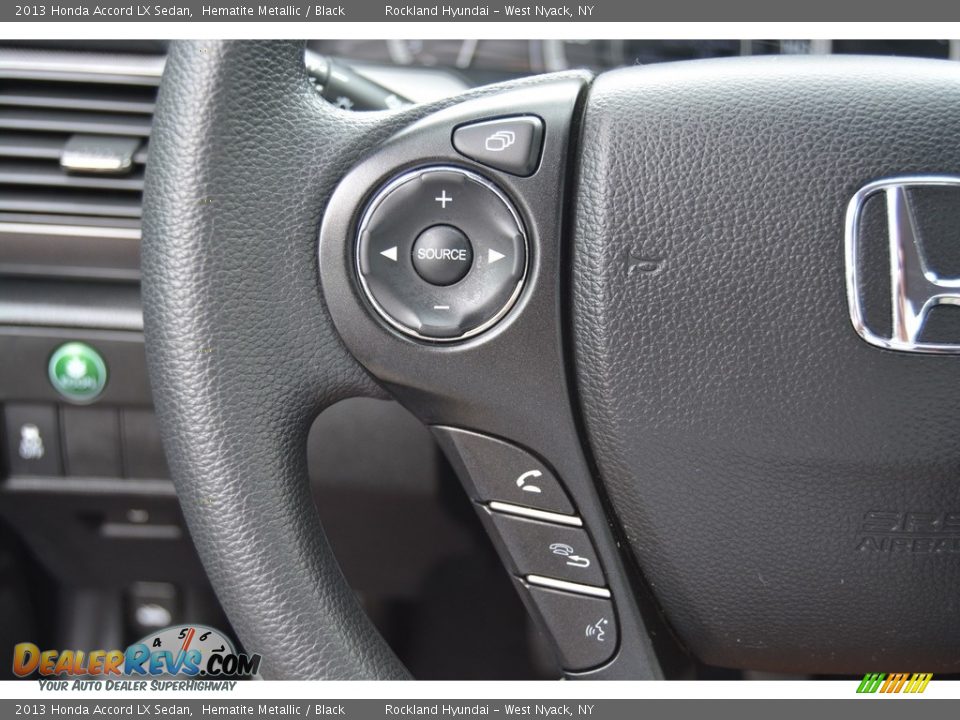 2013 Honda Accord LX Sedan Hematite Metallic / Black Photo #15