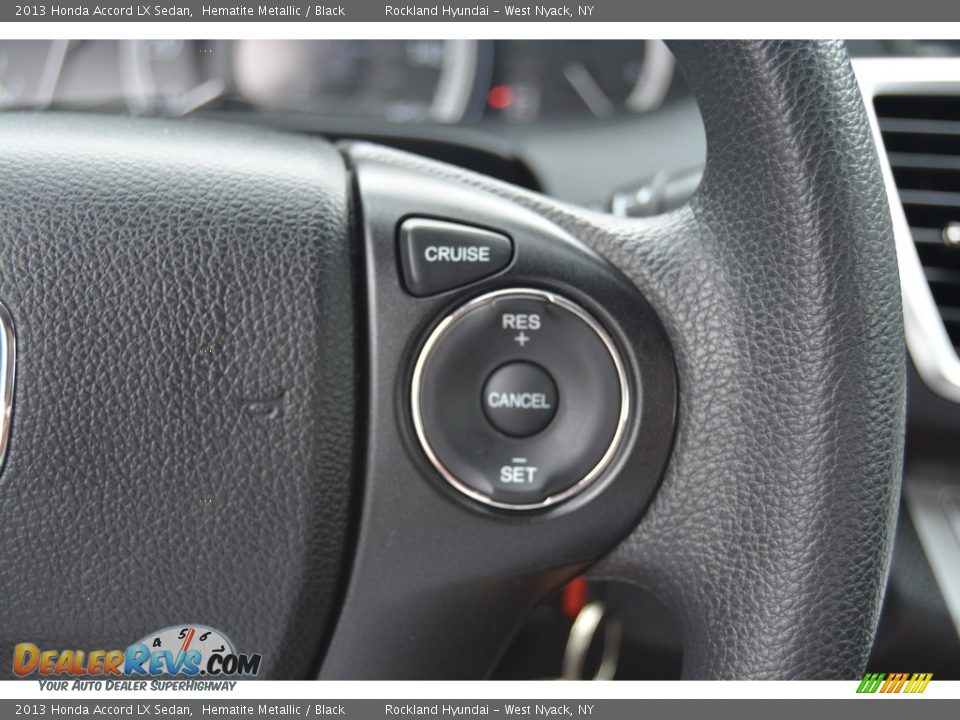 2013 Honda Accord LX Sedan Hematite Metallic / Black Photo #16