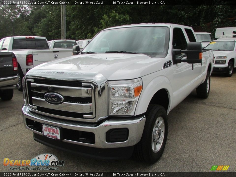 2016 Ford F250 Super Duty XLT Crew Cab 4x4 Oxford White / Steel Photo #1