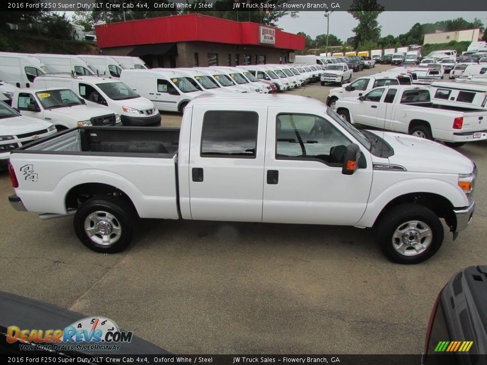 2016 Ford F250 Super Duty XLT Crew Cab 4x4 Oxford White / Steel Photo #5