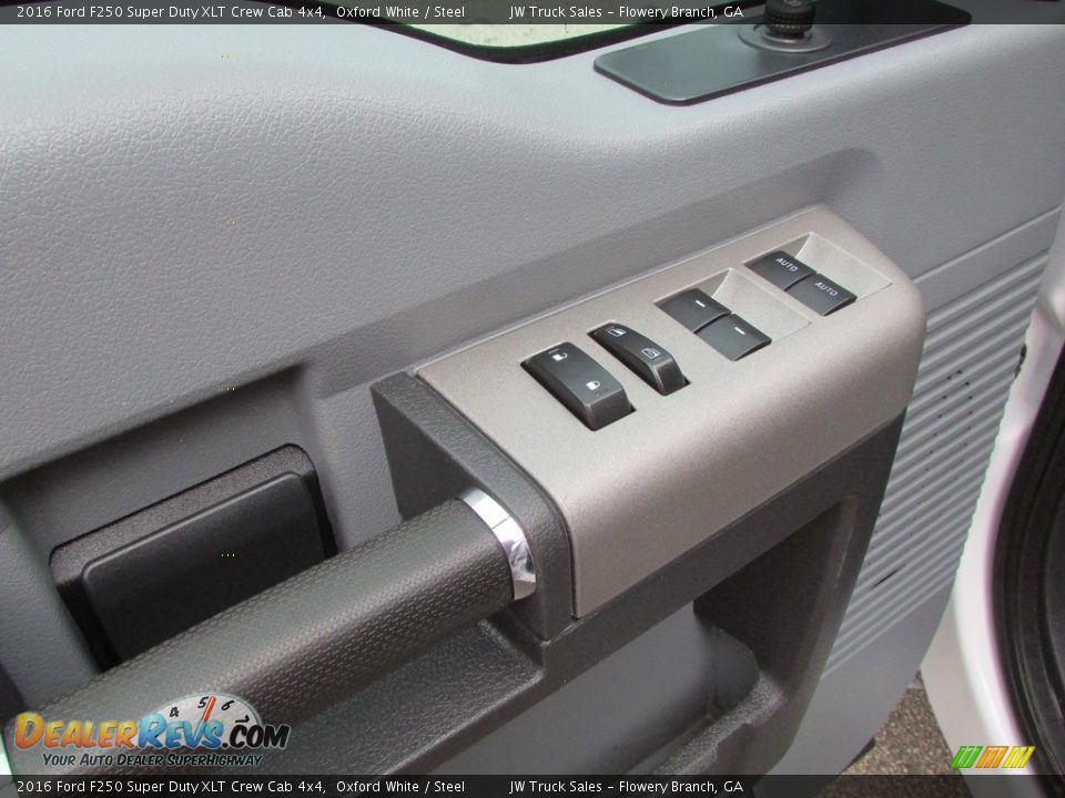 2016 Ford F250 Super Duty XLT Crew Cab 4x4 Oxford White / Steel Photo #19