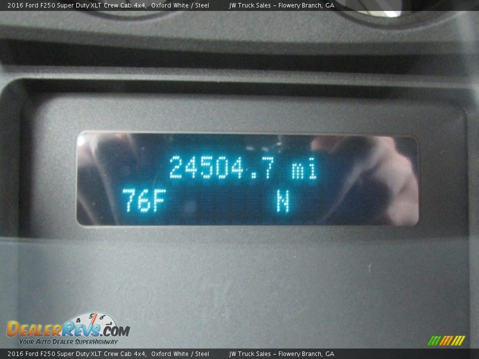 2016 Ford F250 Super Duty XLT Crew Cab 4x4 Oxford White / Steel Photo #24