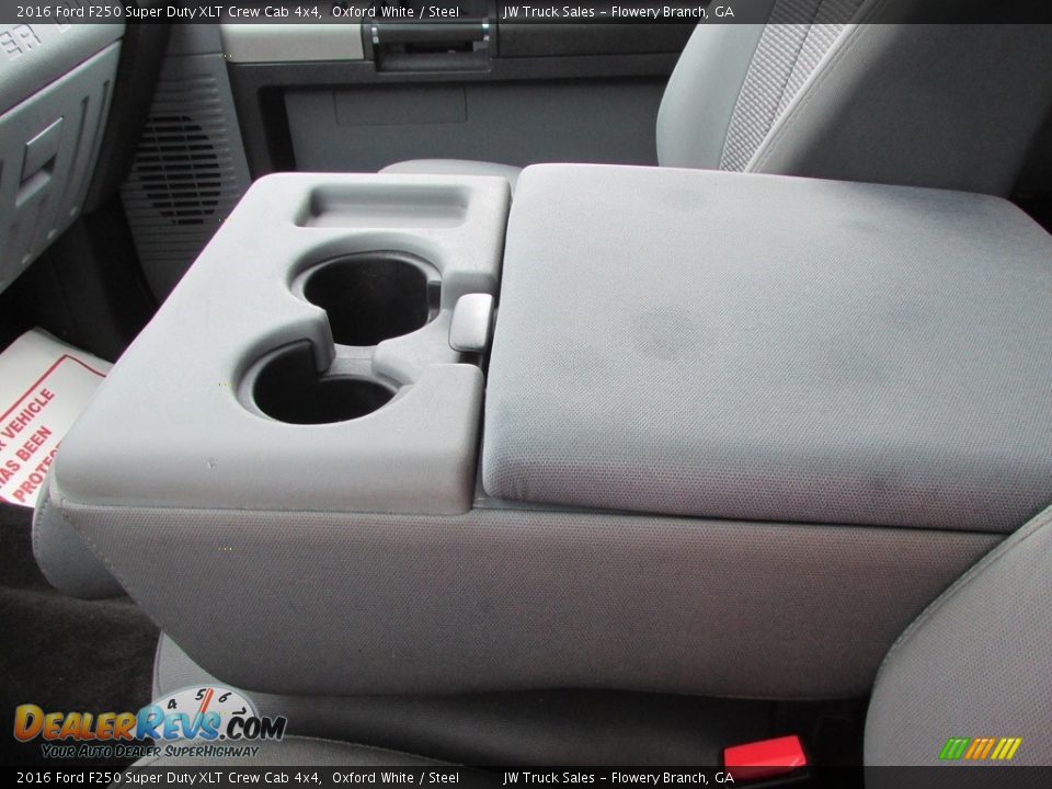 2016 Ford F250 Super Duty XLT Crew Cab 4x4 Oxford White / Steel Photo #29