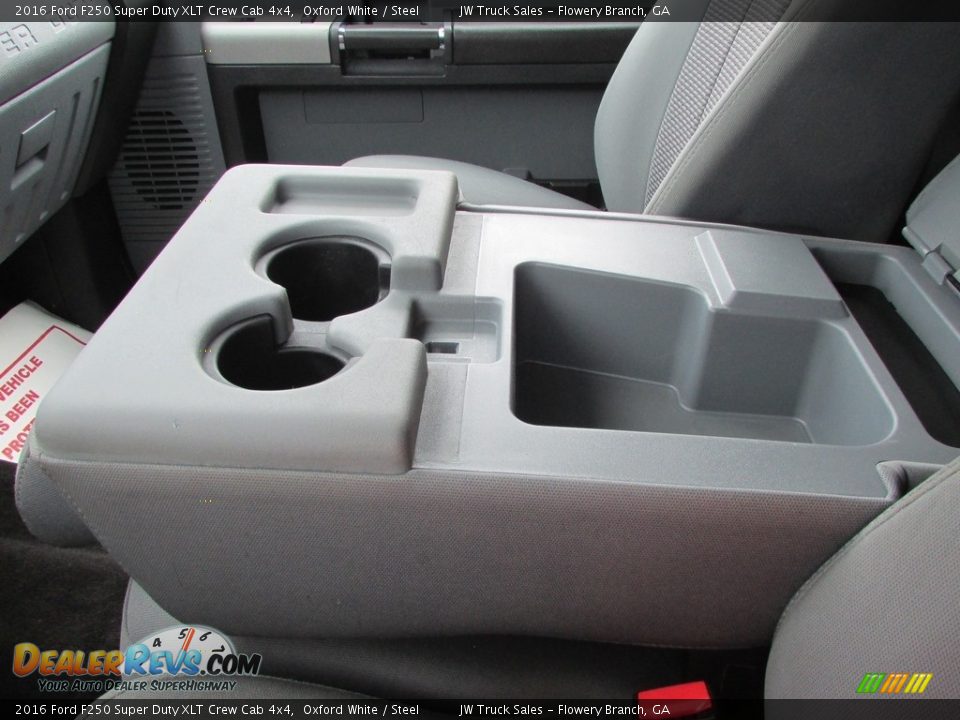 2016 Ford F250 Super Duty XLT Crew Cab 4x4 Oxford White / Steel Photo #30