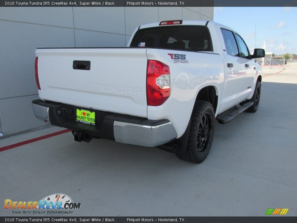 2016 Toyota Tundra SR5 CrewMax 4x4 Super White / Black Photo #4